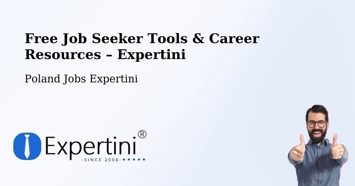 Free Job Seeker Tools & Career Resources – Gostyń - Gostyń, Poland Jobs Expertini