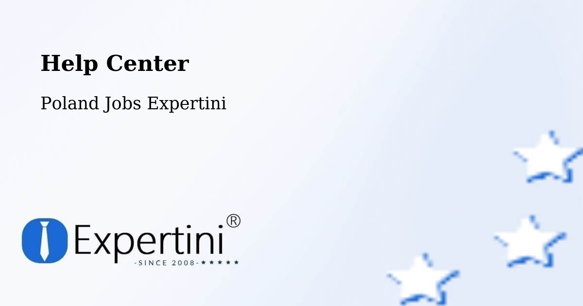 Help Center – Gostyń - Poland Jobs Expertini